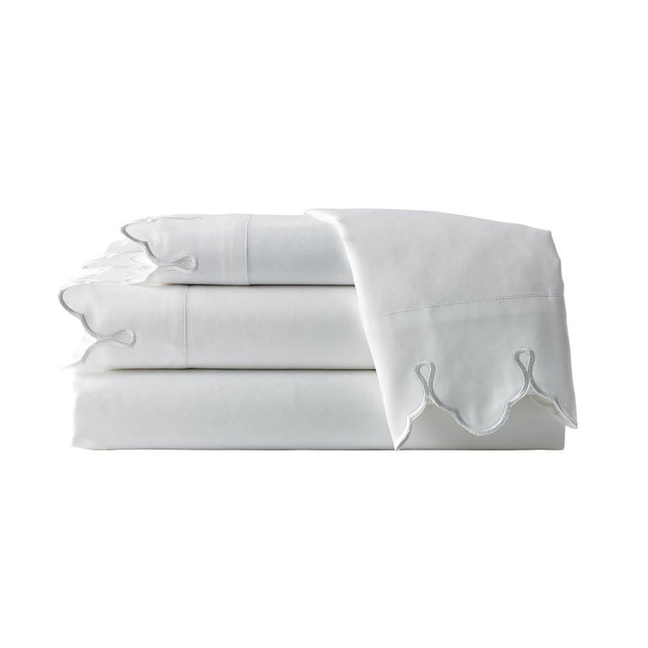 Scalloped Embroidered Sheet Set