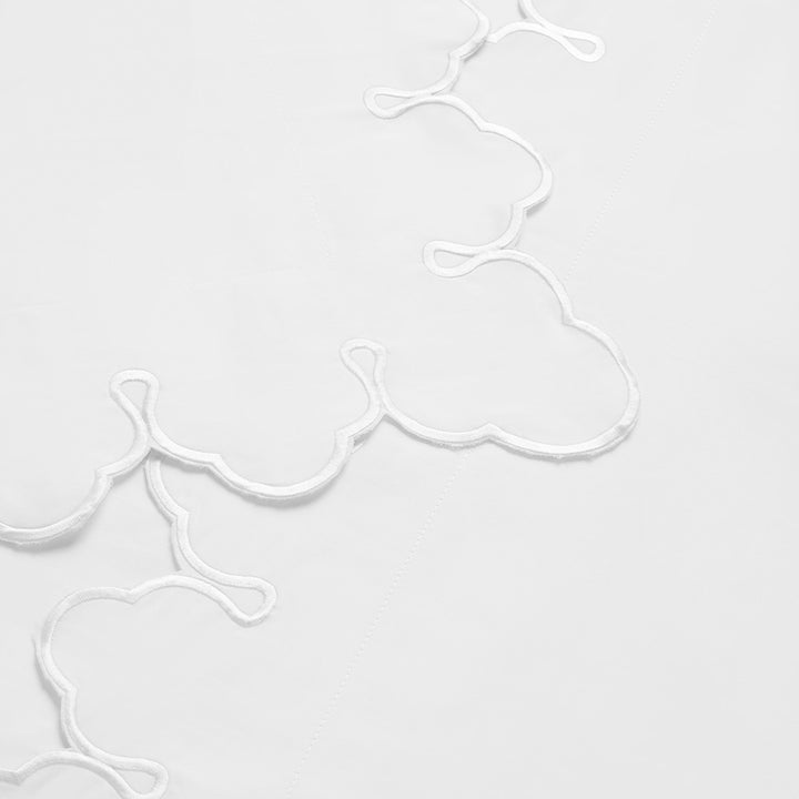 Scalloped Embroidered Duvet Set