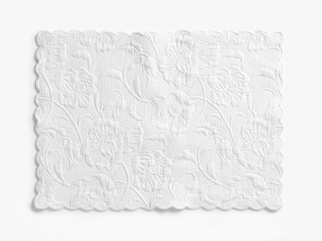 Les Fleurs Scalloped Placemat (Set of 4)
