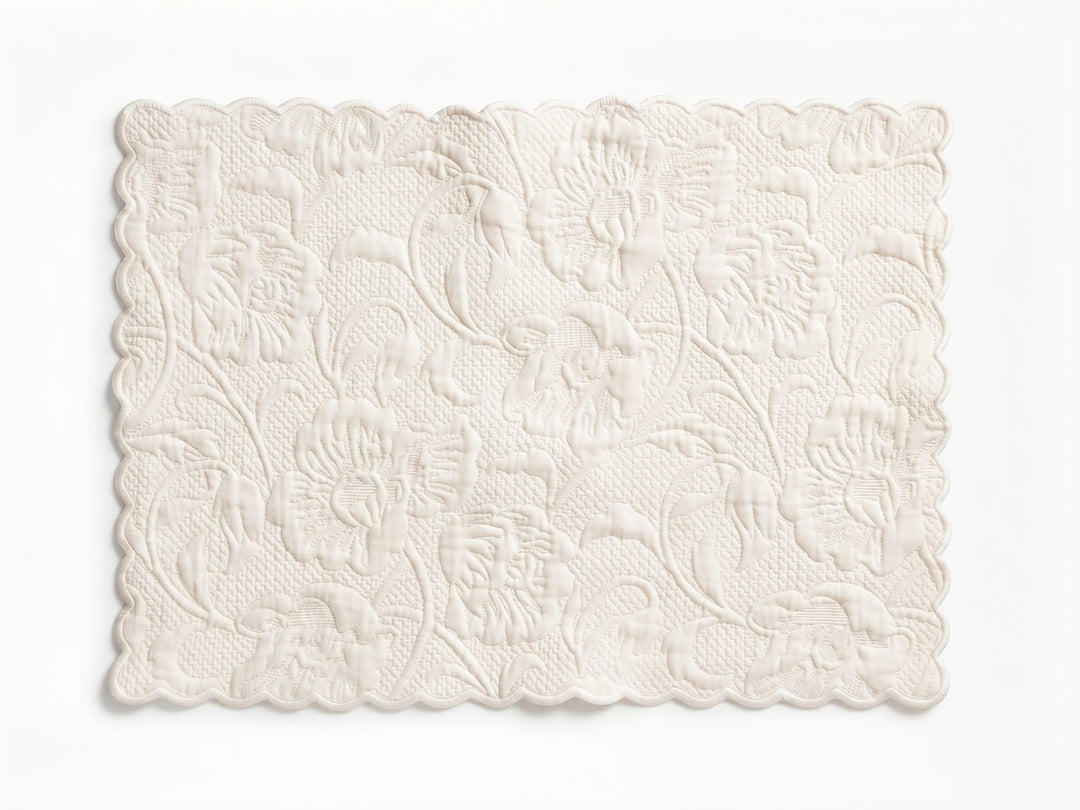 Les Fleurs Scalloped Placemat (Set of 4)