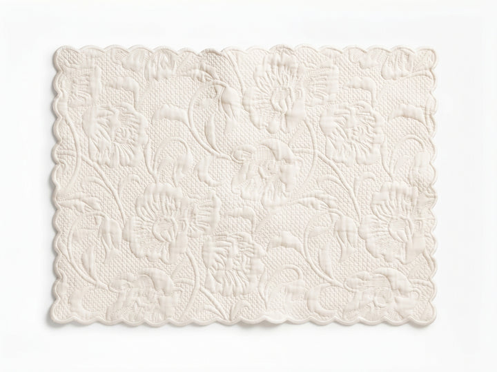 Les Fleurs Scalloped Placemat (Set of 4)