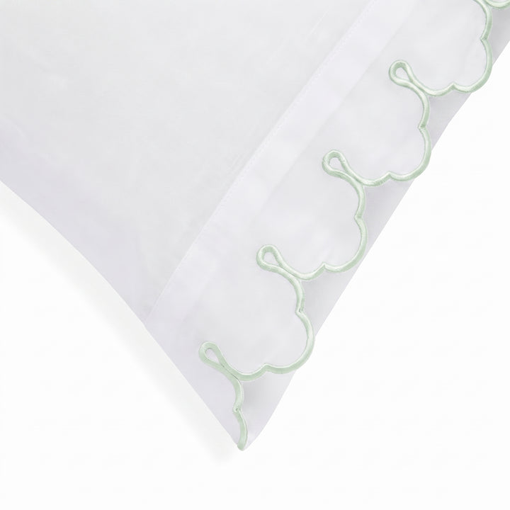 Scalloped Embroidered Sheet Set
